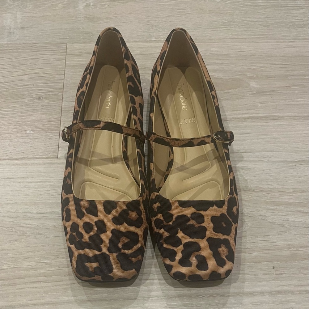 Franco Sarto Leopard Print Flats